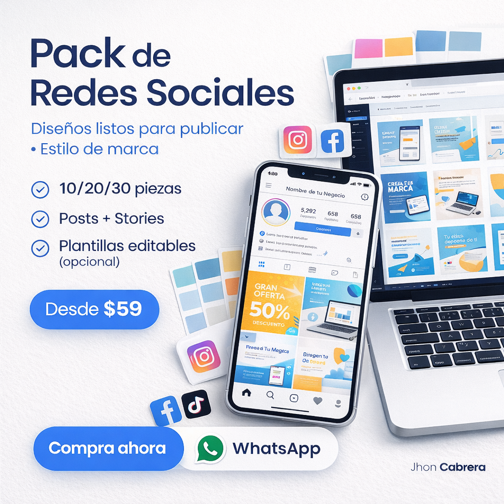 Pack Redes Sociales