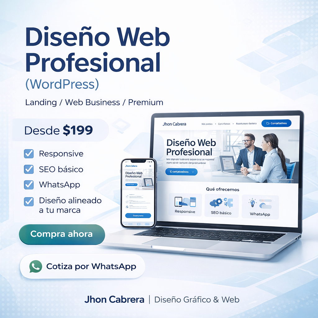 Diseño de Página Web (WordPress)